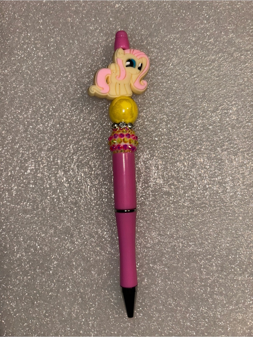 My little pony beaded pen